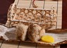 軽食の「鶏めしおにぎり」＝大分県別府市の割烹旅館もみやで2024年5月19日午後4時32分、金澤稔撮影
