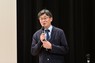 神奈川学童野球指導者セミナーで講演する上田誠さん＝横浜市で2020年1月19日（上田さん提供）