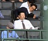 第3試合を観戦する桑田真澄さん＝阪神甲子園球場で2023年3月22日午後3時、平川義之撮影