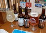 蔵王ブルワリーが販売する白いビール（左）＝山形県天童市で2024年4月23日午後0時29分、古賀三男撮影