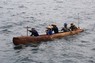日本人のルーツを探る航海実験で使われた丸木舟＝3万年前の航海徹底再現プロジェクト提供