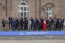 主要7カ国（G7）気候・エネルギー・環境相会合で、記念撮影に臨む各国の閣僚ら＝イタリア・トリノで2024年4月29日、AP