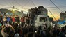 ハマスの休戦案受け入れが報じられ、喜ぶガザの人たち＝パレスチナ自治区ガザ地区南部ラファで2024年5月6日、ロイター