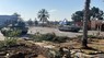 パレスチナ自治区ガザ地区のラファ検問所近くを走行するイスラエル軍の軍用車両＝5月7日、イスラエル軍提供・ロイター
